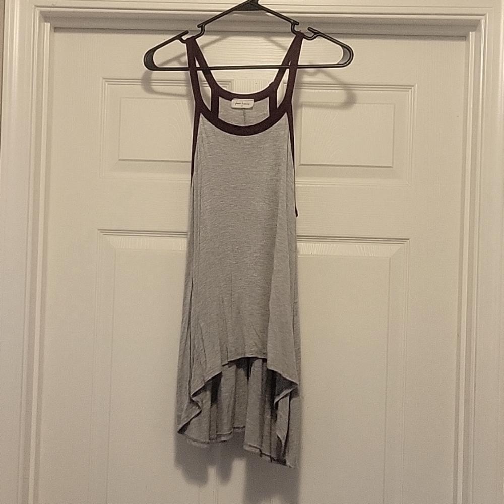Women's Gray Long Tank